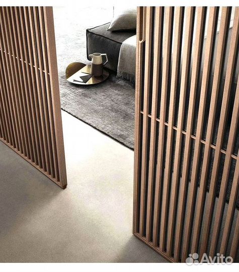 Реечные перегородки / Перегородки из реек