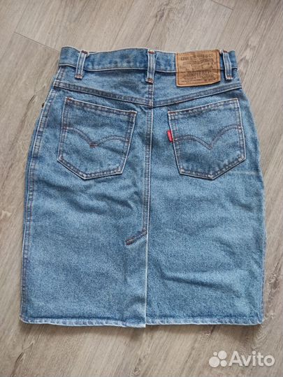 Джинсовая юбка levis