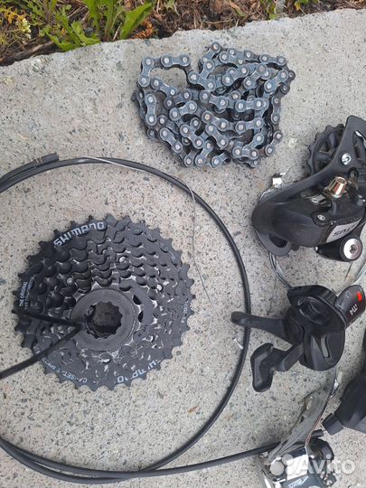 Трансмиссия для велосипеда 3х8,3х9