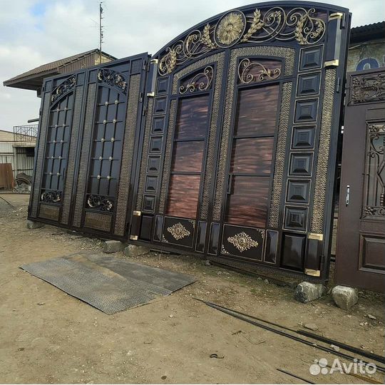 Ворота кованые на заказ в Южно-Сухокумске