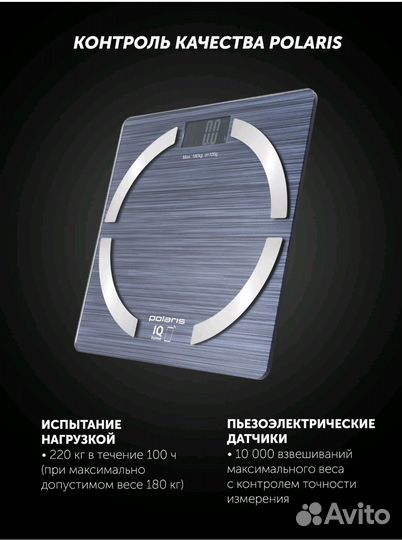 Весы напольные Polaris PWS 1886 IQ Home