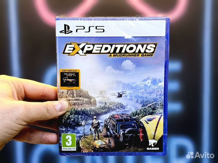 Диск ps5 Expeditions: Mudrunner, русская версия