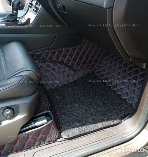 5d коврики из экокожи Volkswagen Touareg NF Туарег