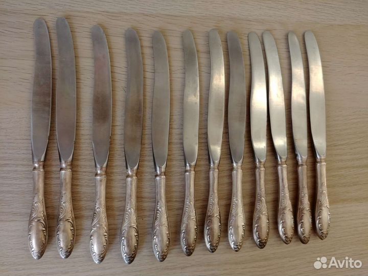 Вилки и ножи мельхиор СССР