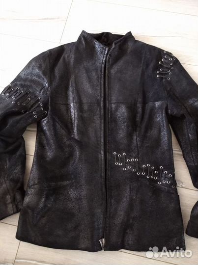 Куртка кожаная