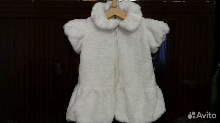 Шубка из иск.меха для новогоднего утренника или св