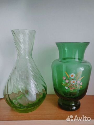 Ваза цветное стекло