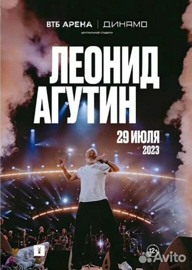 Леонид Агутин втб Арена танцевальный партер