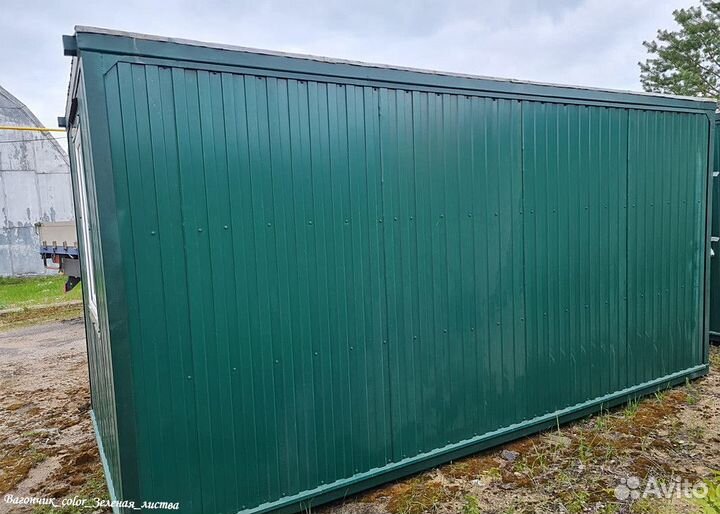 Вагончик строительный 6 x 2.4 м