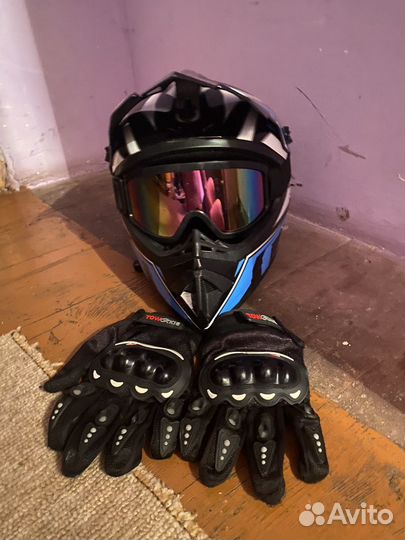 Шлем кроссовый бу