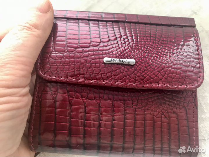Кошелек женский кожаный маленький