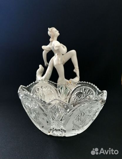 Салатник хрусталь конфетница