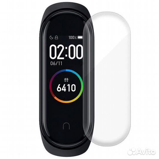 Гидрогелевая пленка на часы Mi Band 2