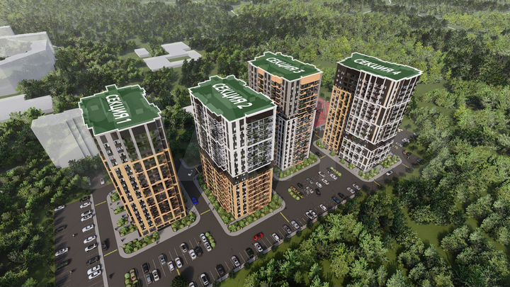 2-к. квартира, 55,1 м², 4/19 эт.