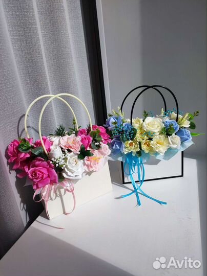 Букет цветов из мыла