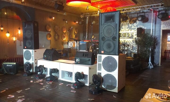 Звуковое световое мультимедиа оборудование прокат