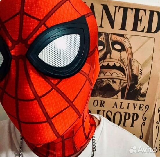 Маска человека паука подмигивающая spider man mask