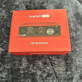 Звуковая карта Focusrite Scarlett Solo 3th gen