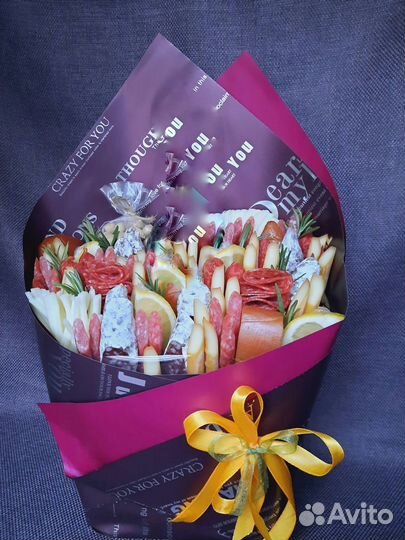 Мужской съедобный букет