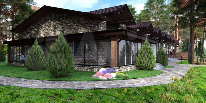 Апартаменты-студия, 53,9 м², 1/2 эт.