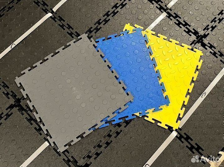 Пвх плитка для гаража