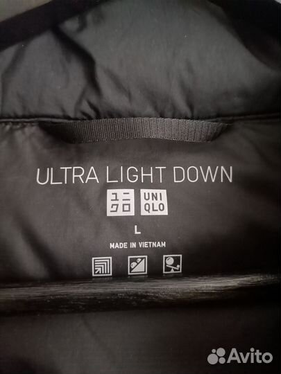 Uniqlo пуховик мужской L