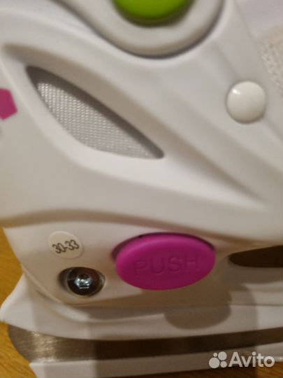 Коньки детские раздвижные 30 33 для девочки