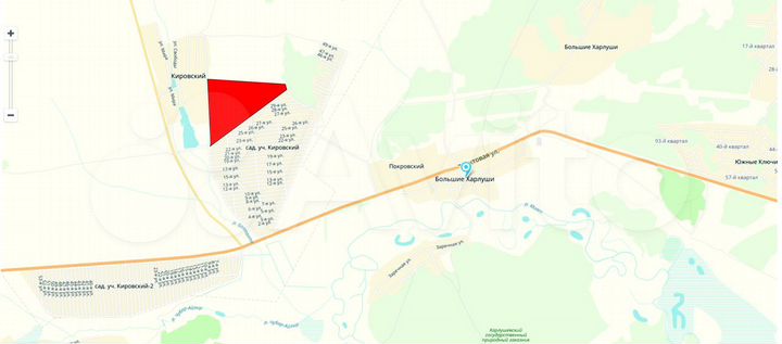 Участок 5,8 га (СНТ, ДНП)