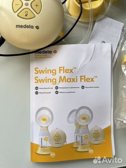 Молокоотсос medela swing flex электрический