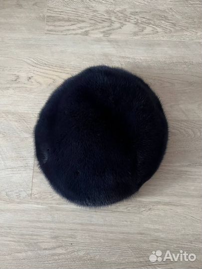 Норковый мягкий берет