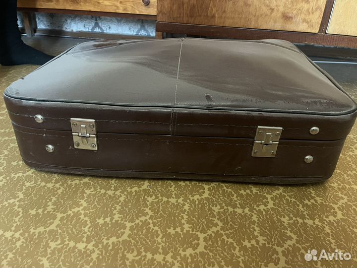 Кожанный чемодан СССР