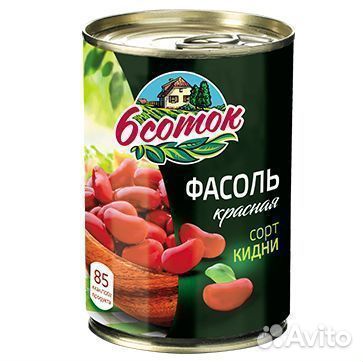 Опт - Фасоль 6 Соток Красная 425мл