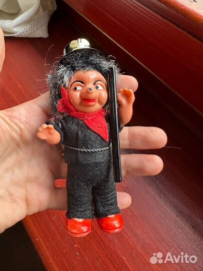 Кукла ГДР фрг ежик, еж трубочист