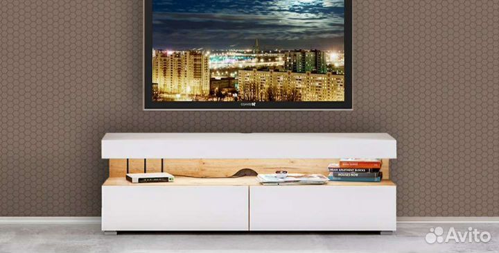 Тумба под телевизор в стиле лофт