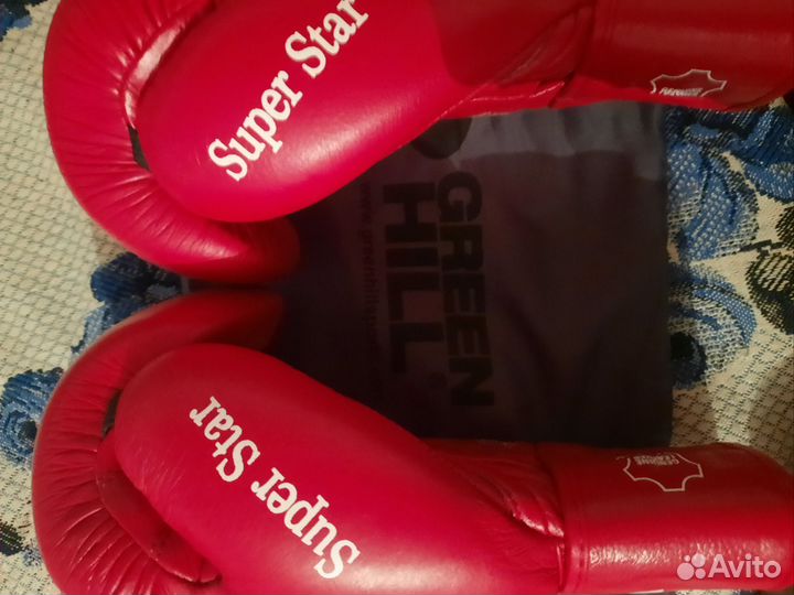 Боксерские перчатки 10 oz green hill