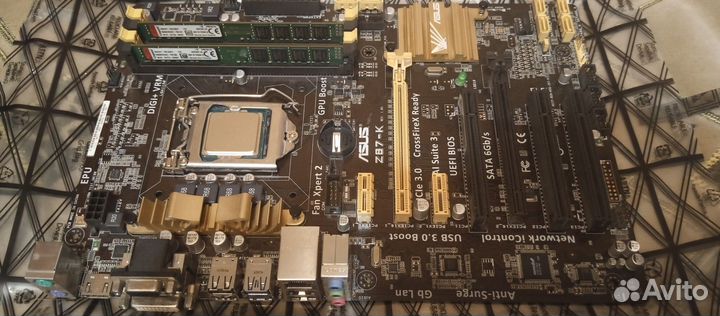 Материнская плата asus z87 k