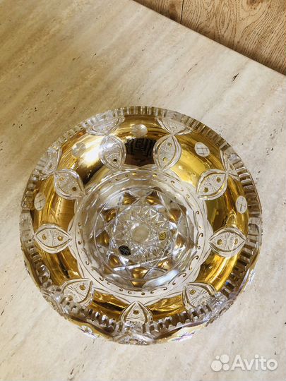 Ваза для фруктов богемия