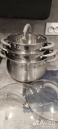 Набор кастрюль бу