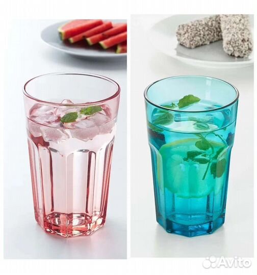 Стакан икеа покал, 350 граненный бокал IKEA новые