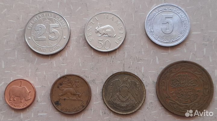Монеты стран Африки