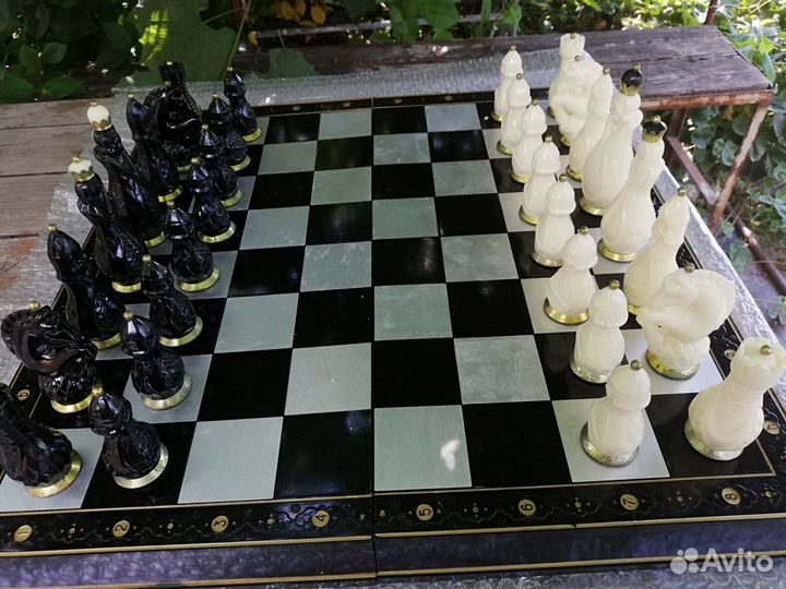 Шахматы СССР Фигуры и доска карболит