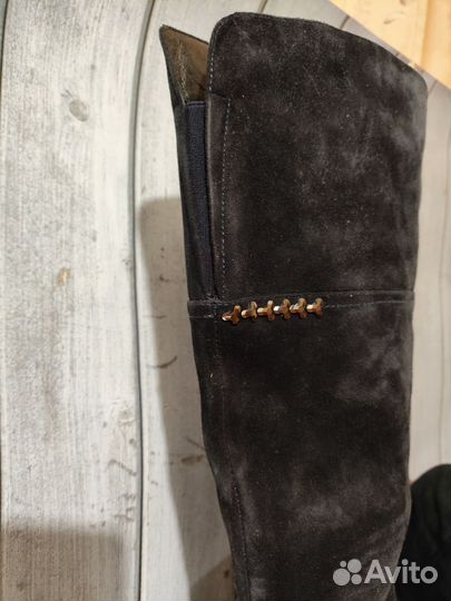 Сапоги женские еврозима 37 р-р Respect темно-синие