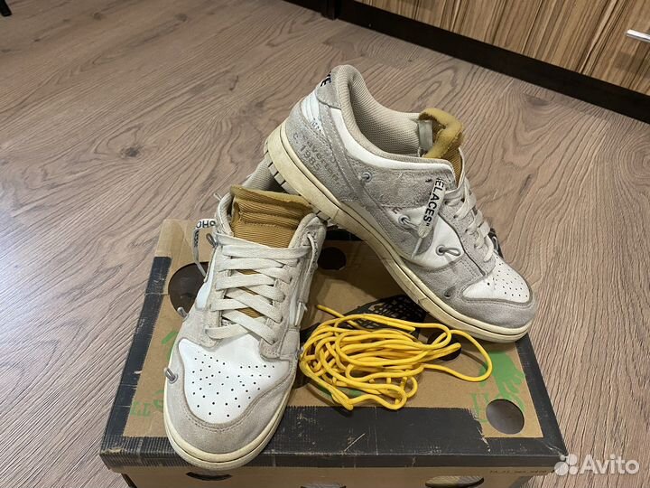 Кроссовки nike dunk off white