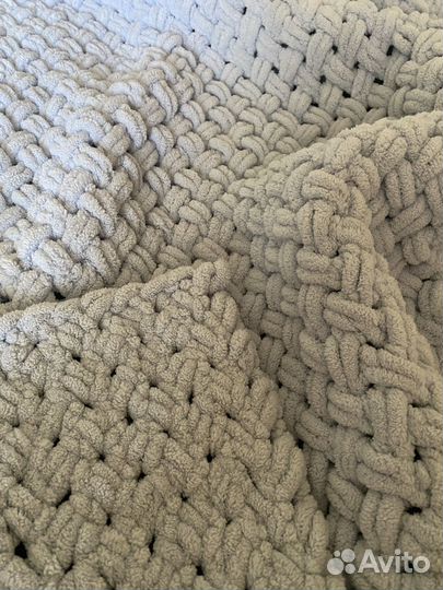 Плед детский плюшевый 85*85см из пряжи alize puffy