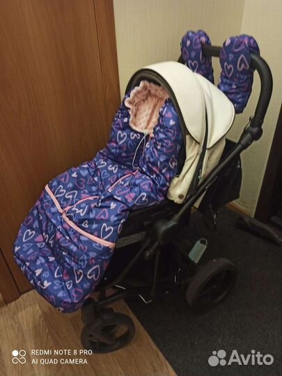 Зимний конверт в коляску/санки