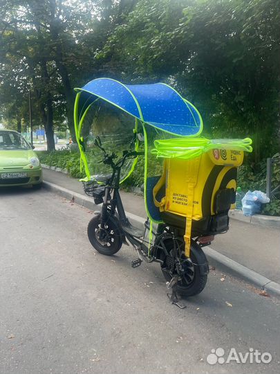 Дождевик на электровелосипед