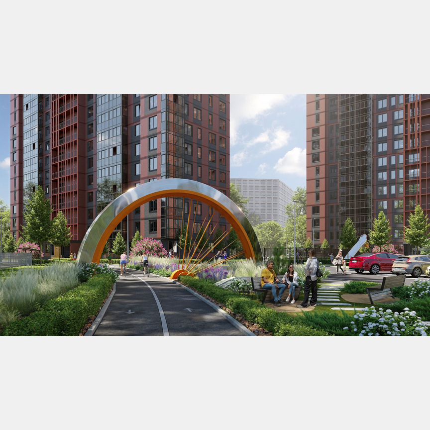 2-к. квартира, 56,7 м², 3/23 эт.