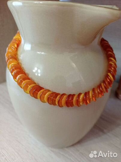 Бусы из натурального янтаря