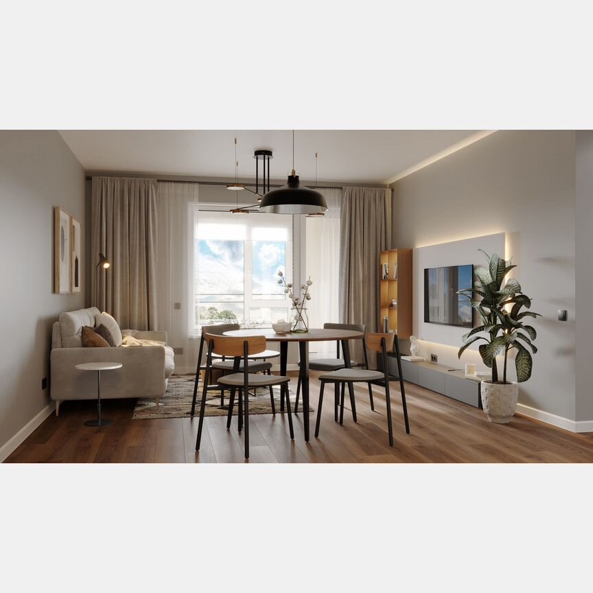 1-к. квартира, 40,1 м², 7/15 эт.