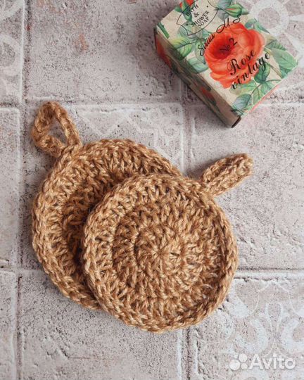 Мочалки из джута